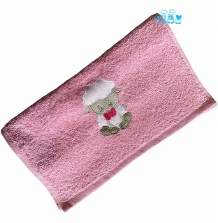 PRAKTIK detský uteráčik - Ružový - OVEČKA 1